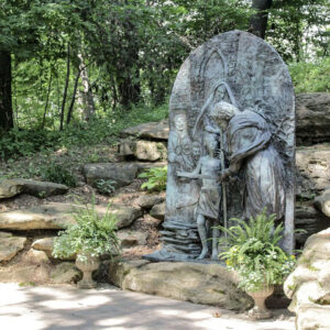 saint-joseph-workman-statue-shrine-homage-cross-shrine-our-lady-guadalupe-church-la-crosse-wisconsin-gallery Statue of Saint Joseph the Worker speaking to Jesus as a child on the grounds of Our Lady of Guadalupe Shrine in La Crosse, Wisconsin.