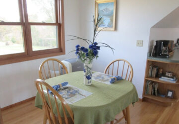 saint-josephs-farm-holy-angels-guest-house-westby-wisconsin-interior-7-gallery Dining room table at St. Joseph's Farm, Holy Angels Guest House in Westby, Wisconsin.