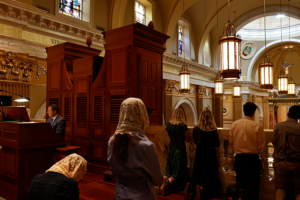 Chant Camp students in the Guadalulpe Shrine Choir Loft after Holy Communion Chant Camp students in the Guadalulpe Shrine Choir Loft after Holy Communion