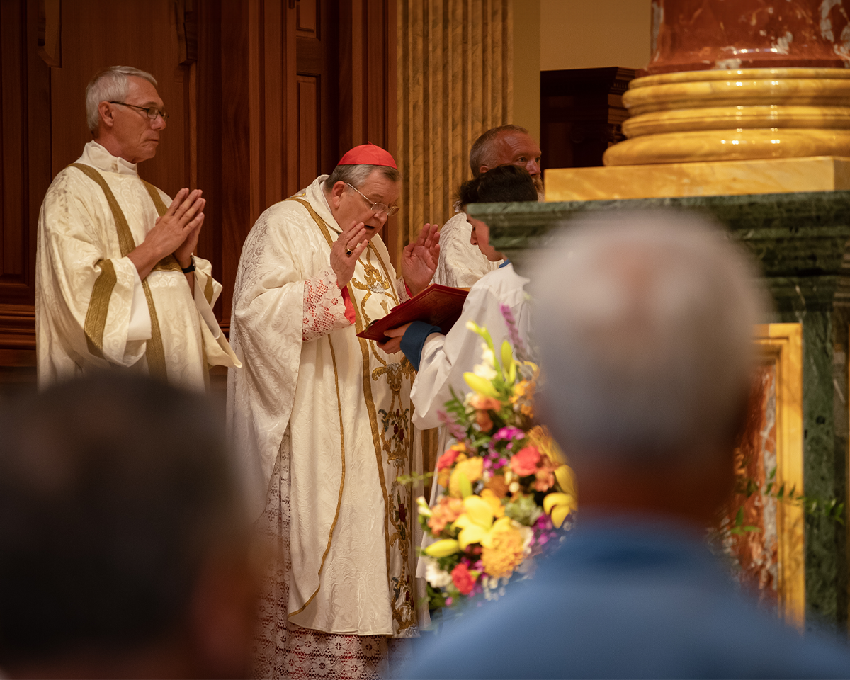 Cardinal Burke at the 15th Anniversary Dedication Mass Cardinal Burke at the 15th Anniversary Dedication Mass