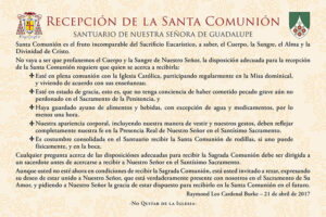 Recepción de La Santa Comunión - Communion Customs in Spanish Recepción de La Santa Comunión - Communion Customs in Spanish