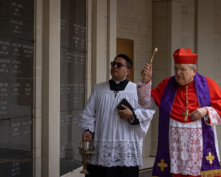 Cardinal Burke Blessing the Memorial to the Unborn Cardinal Burke Blessing the Memorial to the Unborn