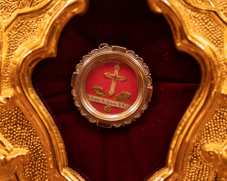 Close up of the Relic of the True Cross Close up of the Relic of the True Cross