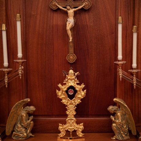 Exaltation of the Cross Relic of the True Cross at the Guadalupe Shrine Exaltation of the Cross Relic of the True Cross at the Guadalupe Shrine