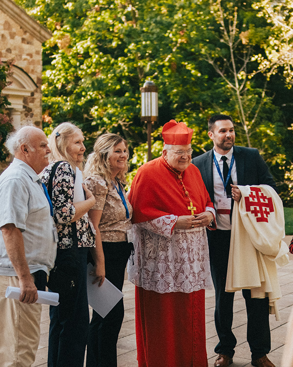 Group photo with cardinal Burke at the Holy Sepluchre Mass in October Group photo with cardinal Burke at the Holy Sepluchre Mass in October
