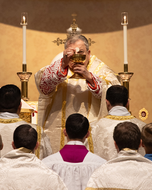 Cardinal Burke and the Blessed Sacrament of the Eucharist Host and Chalice Cardinal Burke and the Blessed Sacrament of the Eucharist Host and Chalice