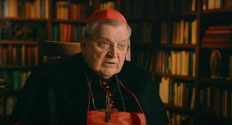 Cardinal Burke in a video inviting the faithful to a Pontifical Requiem Mass on All Souls' Day, praying for souls in purgatory at the Shrine of Our Lady of Guadalupe.