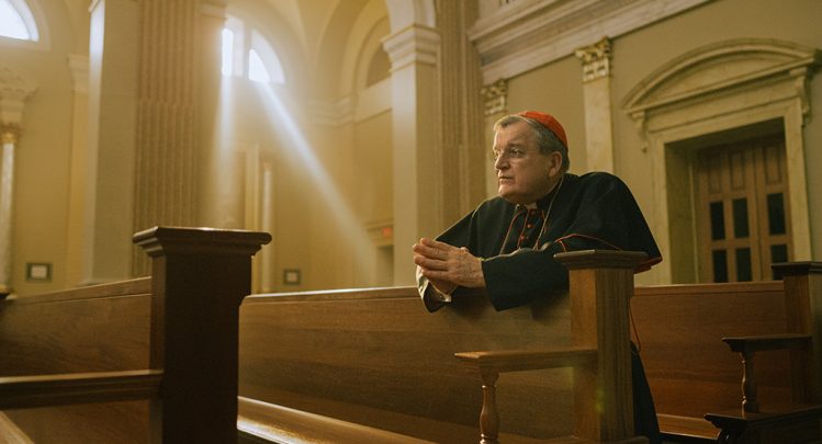 Cardinal Burke Praying