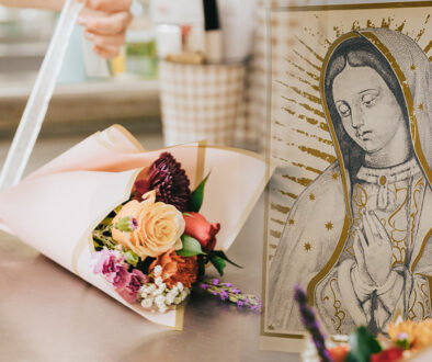 Flowers for Mary from the Shrine of Our Lady of Guadalupe Flower and Gift Shop Unique Bouquet