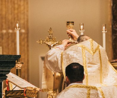 The Most Precious Blood of Christ in the Chalice Mass offered by Cardinal Burke at the Shrine of Our Lady of Guadalupe