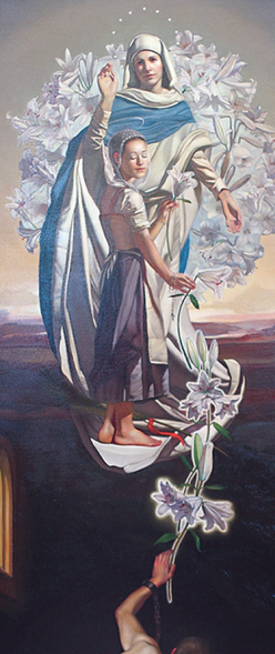 image 2 Pintura del altar de Santa María Goretti