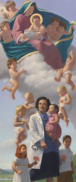 Saint Gianna Guild St. Maria Goretti Side Altar Painting