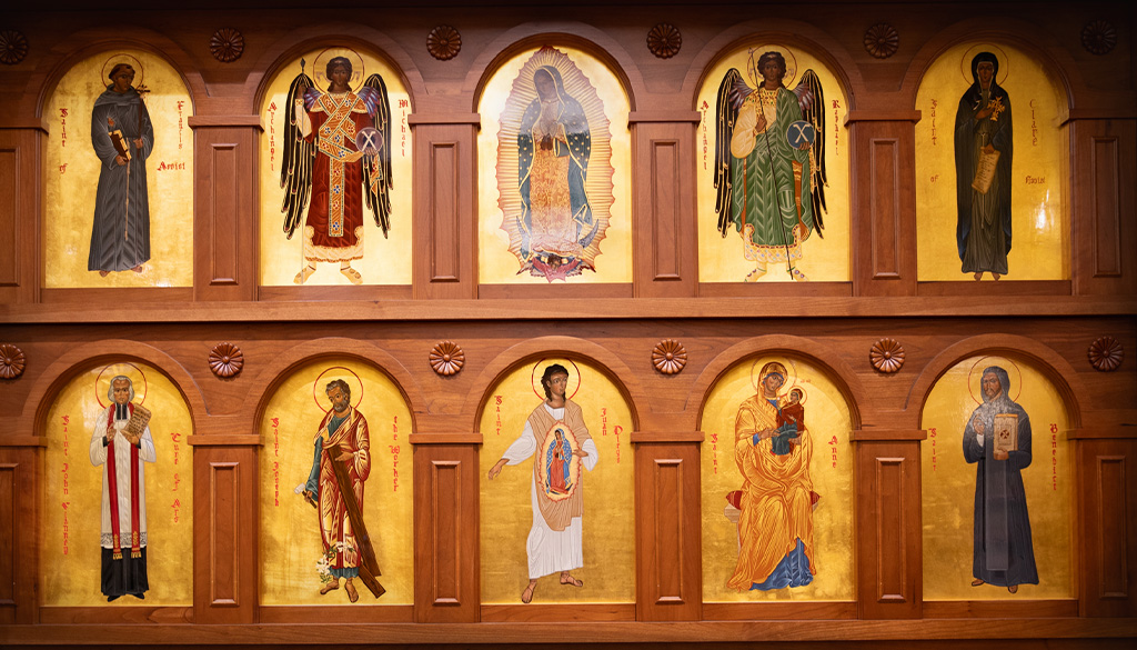Saints-Icon-Paintings-from-the-Shrine-of-Our-Lady-of-Guadalupe-Juan-Diego-and-other-saints